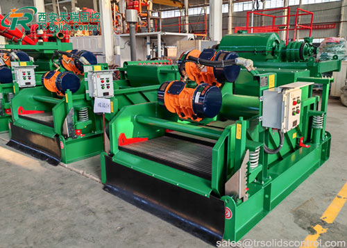 西安天瑞固控為中東客戶定制泥漿振動篩