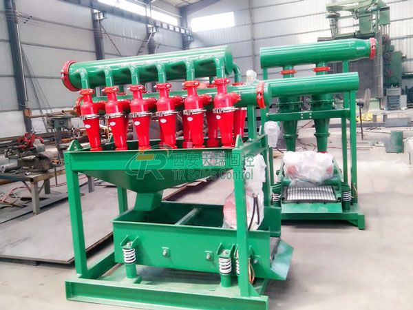 天瑞固控工廠中除泥器生產(chǎn)