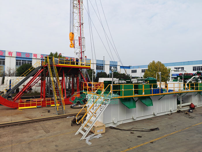 天瑞50固控系統(tǒng)應用于油田鉆井