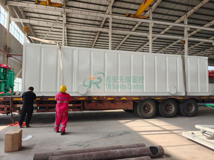 泥漿罐與振動(dòng)篩協(xié)同工作