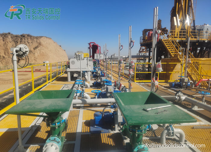 天瑞鉆井固控系統(tǒng)現(xiàn)場(chǎng)-泥漿回收系統(tǒng)